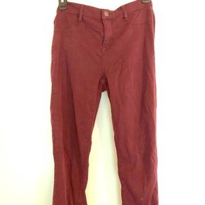 Maroon Jeggings